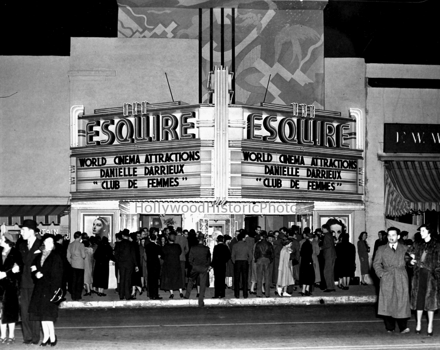Esquire Theatre 1946 Club De Femmes 419 No. Fairfax Ave..jpg